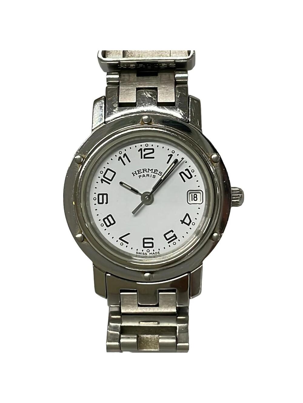 Hermes Clipper 1****** Silver Women's #277590H64B